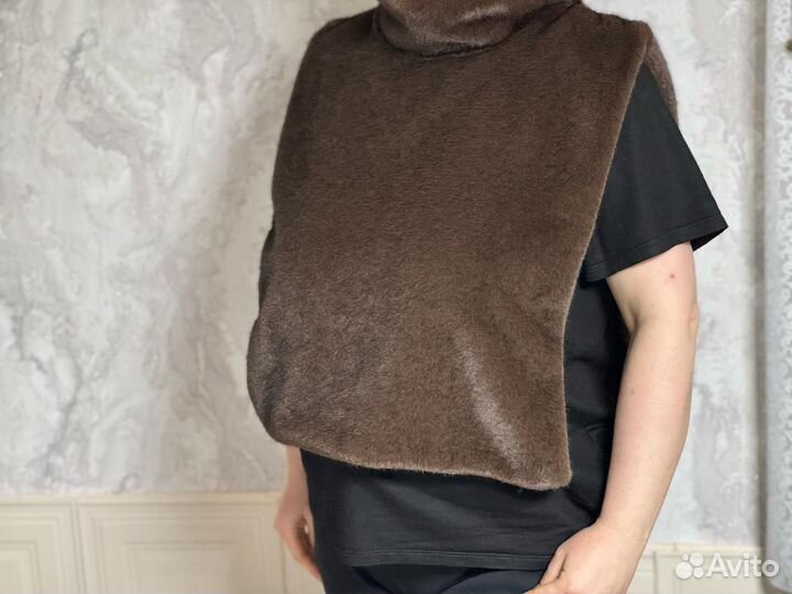 Манишка из экомеха