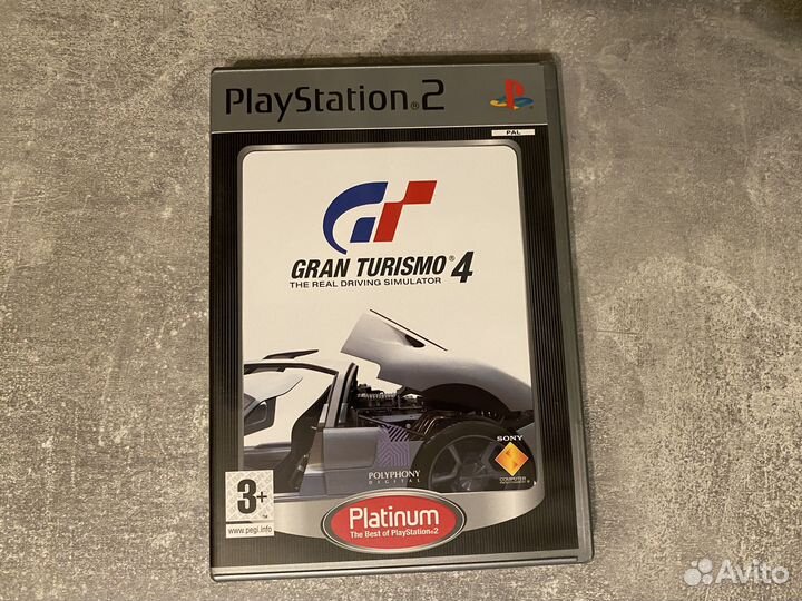 Gran Turismo 4 Sony PS2 Pal лицензия