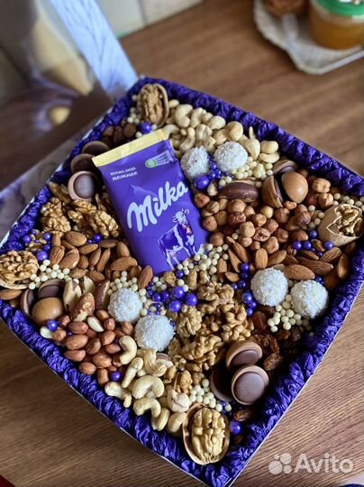 Мужской вкусный букет, сладкие боксы