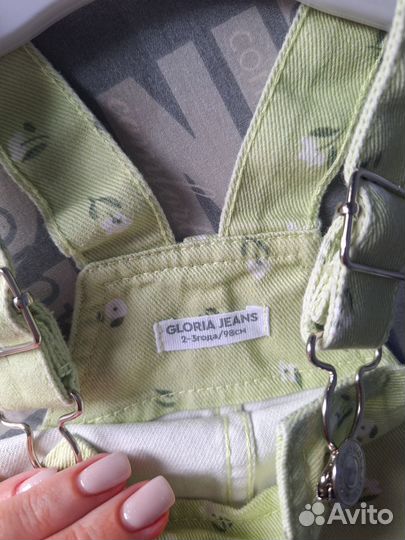 Вещи на девочку 86 92 сарафан джинсовый