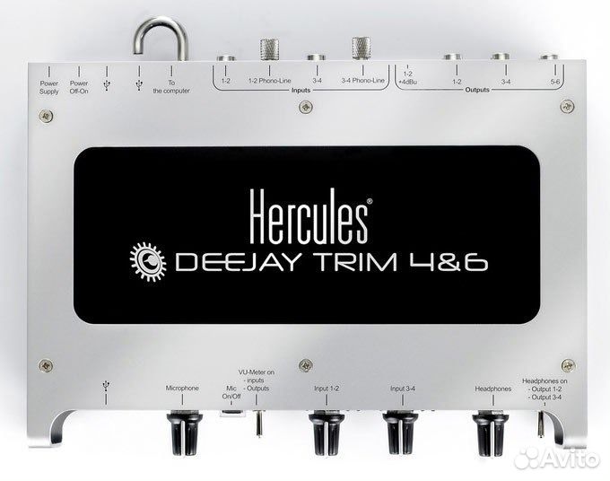 Аудиоинтерфейс hercules DJ trim 46 для диджеев