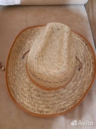 Соломенная шляпа мужская