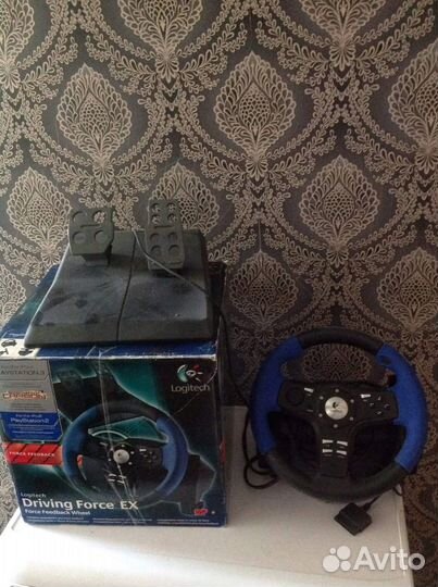 Игровой руль logitech driving force EX
