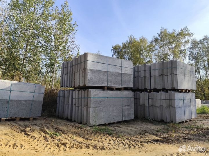 Полистиролбетонные блоки в наличии и на заказ