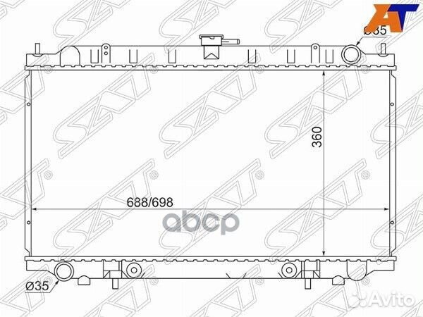 Радиатор Nissan AD 99-02 / Primera 95-02 / Sunn