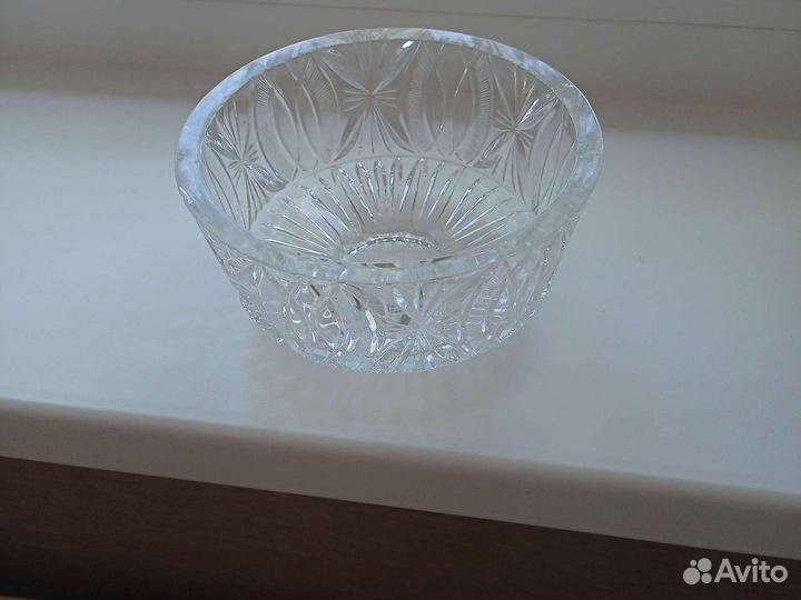 Салатник хрустальный СССР