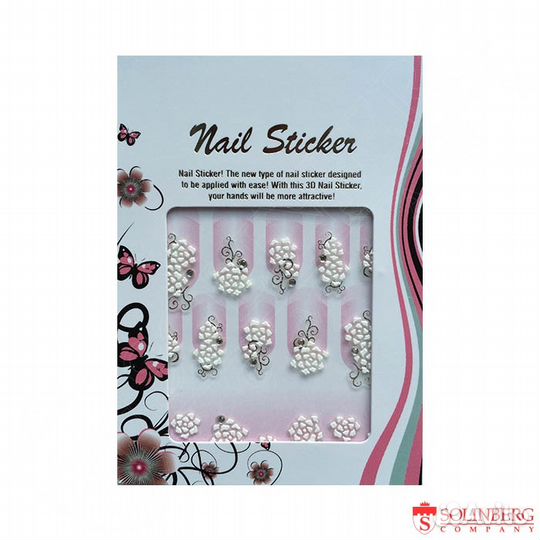 Наклейка-самоклейка для дизайна ногтей 2-3D