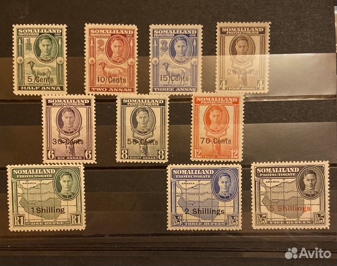 Почтовые марки Британские колонии Сомалилэнд