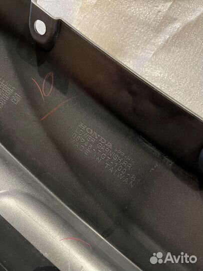 Накладка заднего бампера нижняя Honda Pilot 3