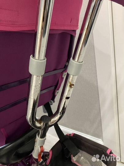 Детский велосипед с ручкой tech team