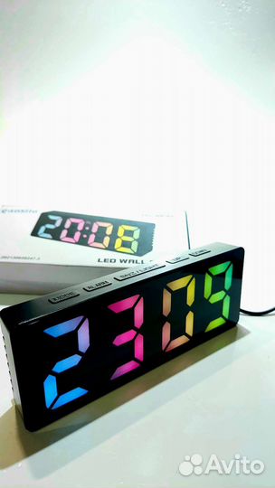 LED часы настенные (питание от USB)