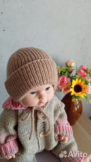 Шапка для новорожденного 0 2 месяца