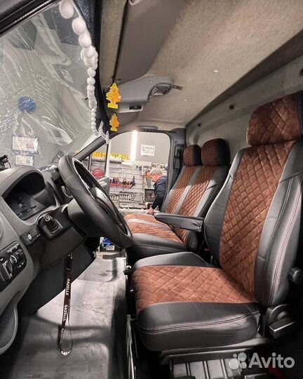 Авточехлы из алькантары Газель Next