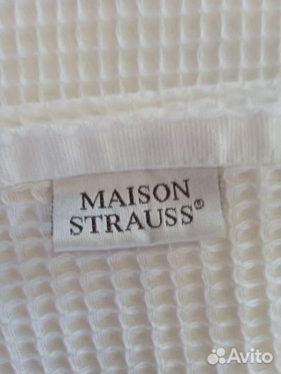 Плед 100 хлопок, вафля maison strauss
