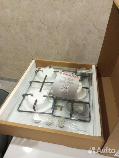 Газовая варочная панель maunfeld eghe.43.3STS-EW