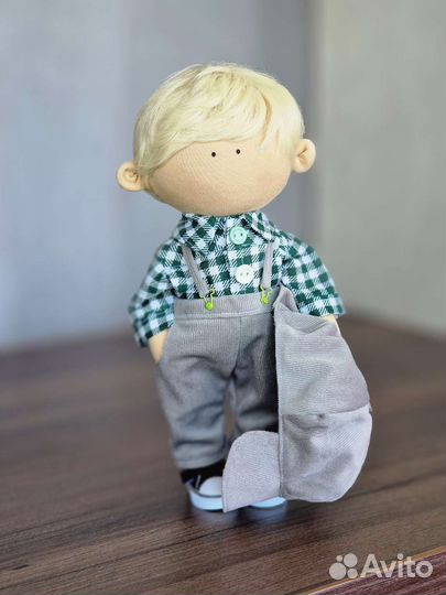 Текстильные игровые куколки ручной работы