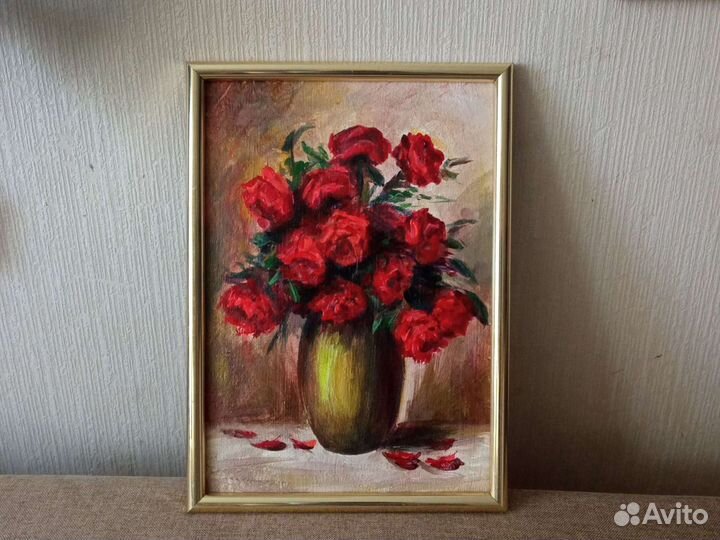 Картина Букет, 21х30, акрил