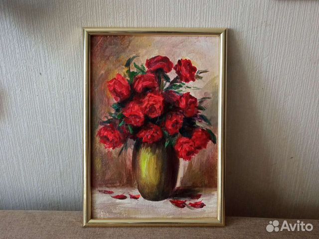 Картина Букет, 21х30, акрил