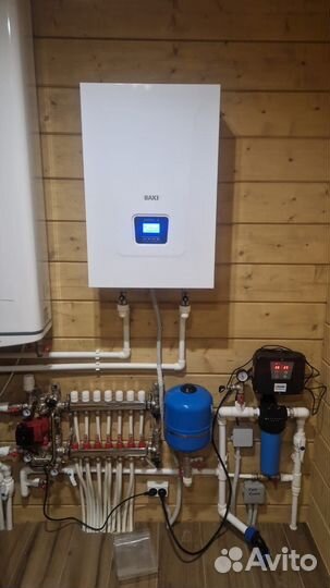 Монтаж отопления, водоснабжения, канализации и др