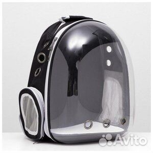Переноска рюкзак прозрачный для животных
