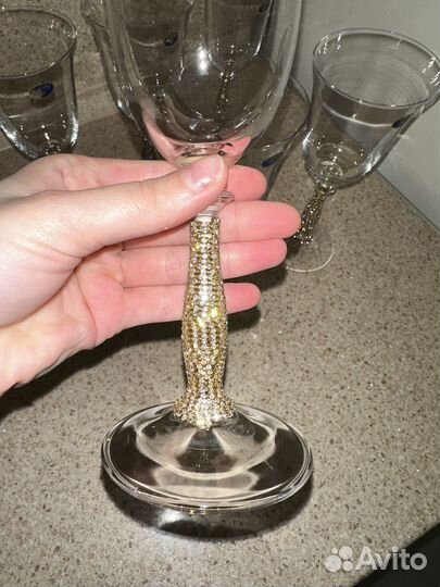 Бокалы хрусталь богемия