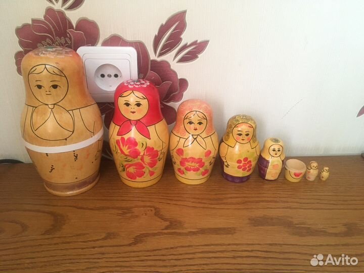 Матрешка СССР + современная в подарок