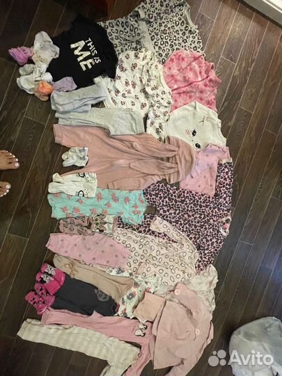 Пакет вещей для девочки с 74 до 92 р