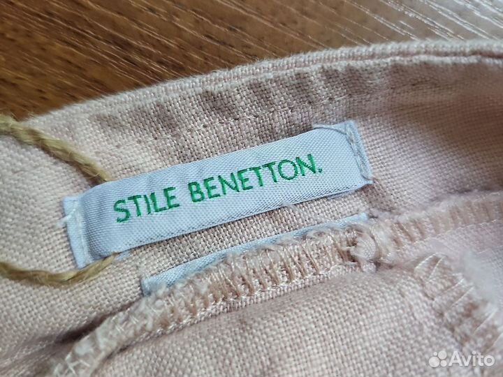 Брюки штаны Benetton лен