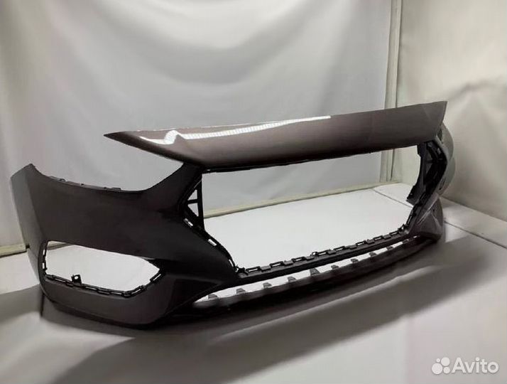 Бампер solaris 2 в цвет