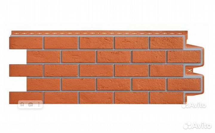Фасадные панели Цоколь Состаренный Кирпич Премиум