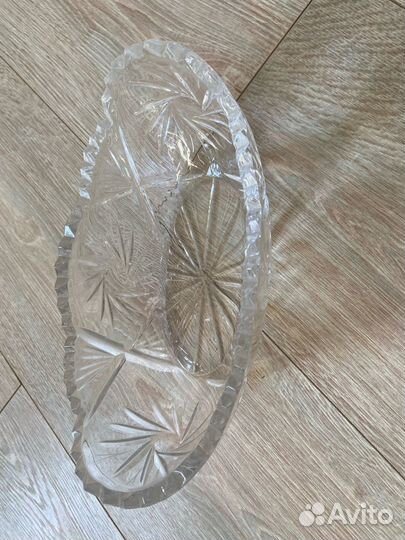 Хрустальная салатница, конфетница