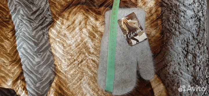 Варежки ангора и перчатки на меху женские новые