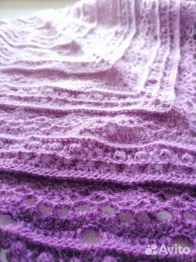 Шаль - бактус ручной работы