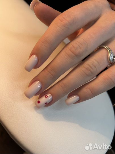 Маникюр, Наращивание, Гель-лак