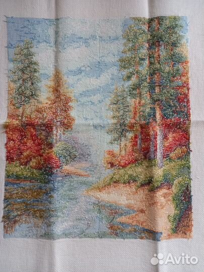 Картина вышитая крестом