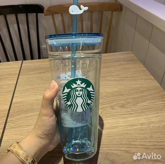 Кружка стакан starbucks двойное стекло