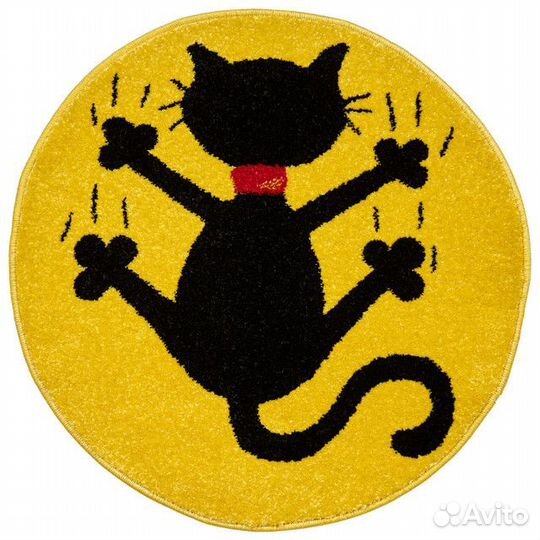 Ковер RIO F033 yellow D670 мм полипропилен