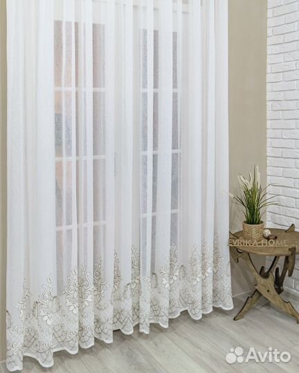 Тюль Флоренция Бронза