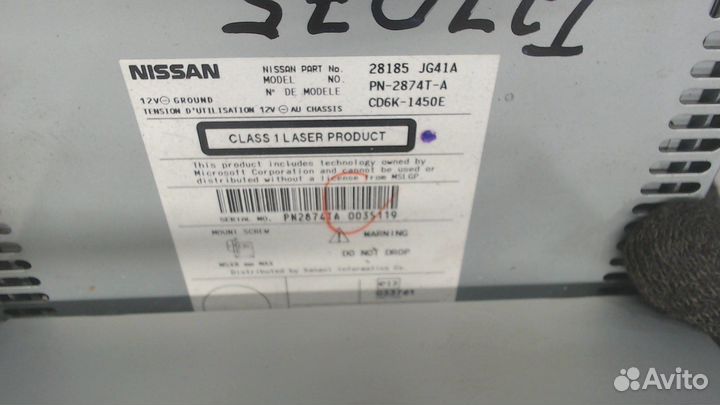 Магнитола Nissan X-Trail (T31), 2008