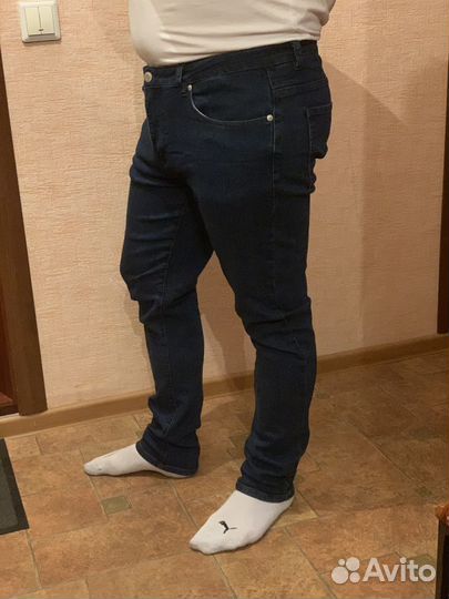 Джинсы мужские удобные слегка тянутся 34