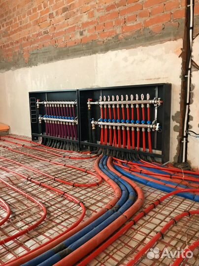 Тёплые полы - Монтаж отопления