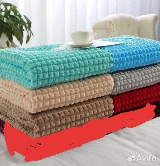 Плед кубик новый