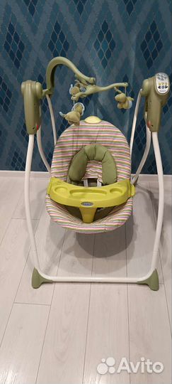 Детские электронные качели для новорожденных