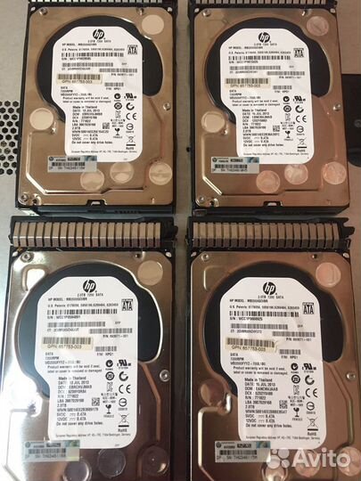 Жесткие диски HPE 2TB 6G SATA 7.2K rpm LFF 3.5