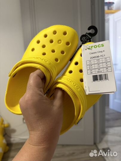 Crocs сабо новые оригинал C13 (30-31)