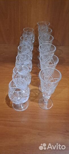 Хрустальные рюмки СССР