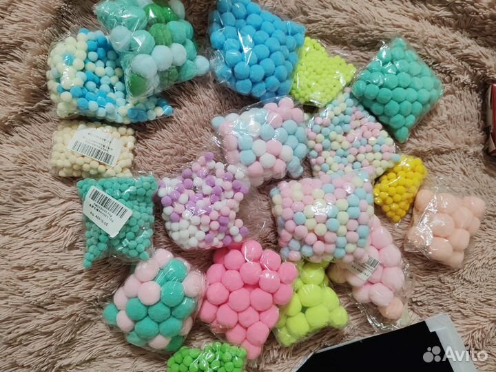 Помпончики для творчества