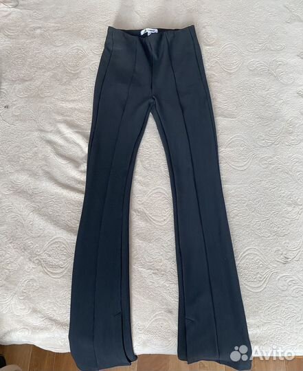 Брюки клеш женские в рубчик 40-42