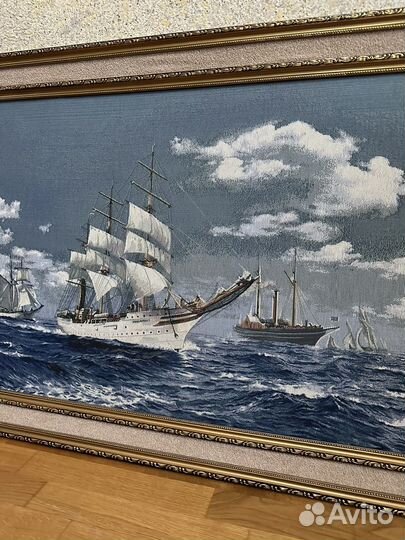 Картина в раме гобелен