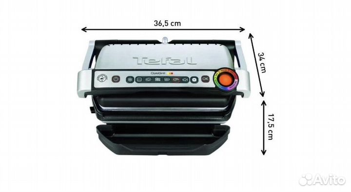 Умный электрогриль Tefal Optigrill+ GC712D34
